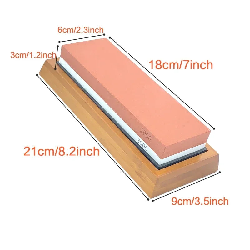 Axya Knife Sharpener Set - Professional Whetstone Grinding Stones for Sharpening