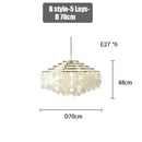 Axyaa Chrome Art Deco Chandelier: Luxury Suspension Light for Living Room