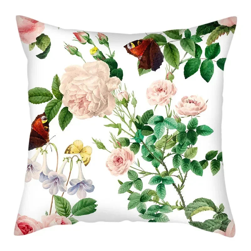 Spring Flower Cushion Cover by Axyaa - 45x45cm
