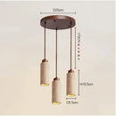 Axyaa Yellow Marble Chandelier: Elegant Wabi Sabi Pendant Lamp for Dining, Bar, and Bedroom