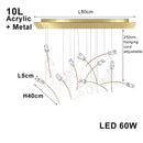 Axyaa Tulips Pendant Lights: Elegant Textured Lustre Flowers LED Dimmable Lamps