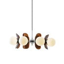 Axyaa Retro Chandelier: Bauhaus Interior Lighting for Living Room, Dining Room, Study