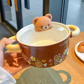 Axyaa Kawaii Bear Ramen Bowl - 750ml