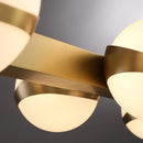 Axyaa LED Acrylic Round Pendant Lights for Living Dining Room Bedroom