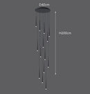 Axyaa Modern Chandeliers - Stylish Indoor Lighting Fixtures for Living Room & Stairway