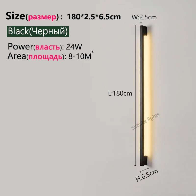 Axyaa Nordic Modern LED Wall Lamp for Indoor Living Room and Bedroom
