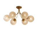 Axya Glass Ball Ceiling Light for Modern Nordic Living Room Dining Study