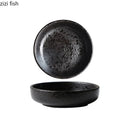 Axyaa Ceramic Seasoning Dish: Dip, Soy Sauce, Vinegar, Appetizer Plate, Sushi Plate