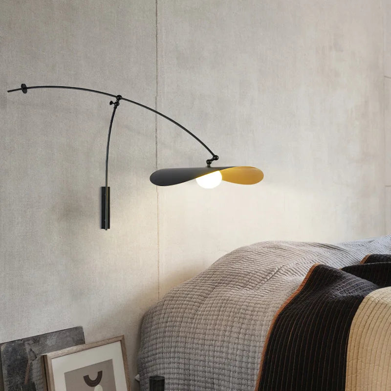 Axyaa Scandinavian Design Adjustable Wall Lamp for Living Room Study Bedroom
