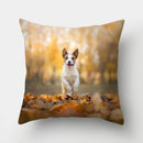 Dog Pattern Cushion Cover for Home Decor by Axyaa