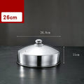 Axyaa Stainless Steel Steamer Tray with Cover - Double Ear Dumpling Rack