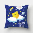 Axyaa Rainbow Nebula Throw Pillow Case for Living Room and Bedroom