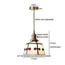 Axyaa Gold Brass LED Pendant Light with White Glass Lampshade & Wood Handle