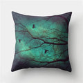 Axyaa Sky Landscape Print Polyester Pillowcase for Home Decor