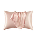 Axyaa Silky Satin King Pillowcase Luxury Comfort Solid Color Smooth Queen Cover