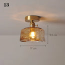 Axyaa Glass Pendant Ceiling Lamp for Kitchen Bedroom LED Lights Fixtures E27