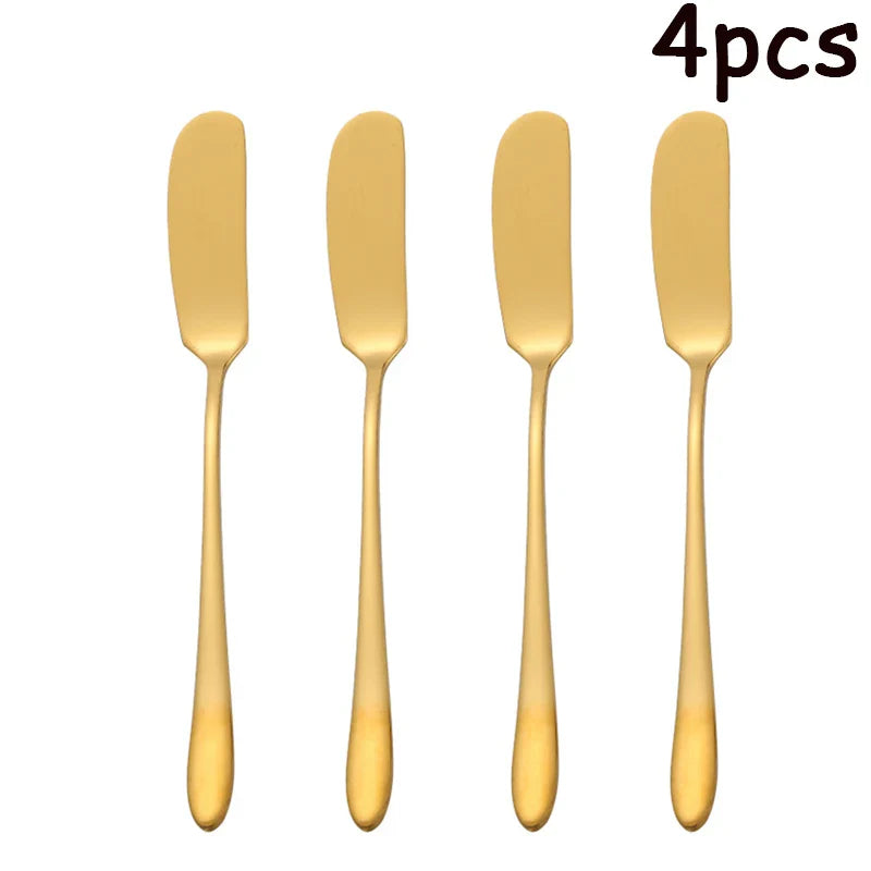 Axyaa Stainless Steel Butter Knife Set