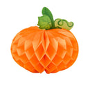 Axyaa Pumpkin Honeycomb Paper Decorations, Foldable Fall Centerpieces for Halloween Thanksgiving