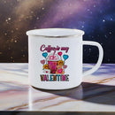 Axyaa Couple Bear Enamel Mug - Valentine's Coffee Cup Gift