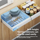 Axyaa Under Sink Storage Rack Kitchen Organizer with Slide Rails