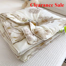 Axyaa Cool Silk Summer Quilt | Solid Color Printing Cool Silk Quilt