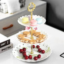 Axyaa Petal Cake Stand: Elegant 3-Tier Tray for Parties & Events