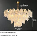 Axyaa Cloud Glass Pendant Light for Cozy Spaces