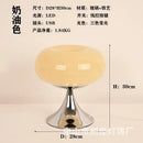 Axyaa Bauhaus Glass Table Lamp LED Warm Light for Living Room Bedroom