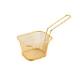 Axyaa Stainless Steel Frying Basket - Mini French Fry Holder, Oil Separation