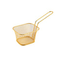 Axyaa Stainless Steel Frying Basket - Mini French Fry Holder, Oil Separation