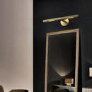 Axyaa Nordic Copper Wall Lamp for Bathroom Washstand, Hallway, Restroom - High Quality Mirror Front Sconce
