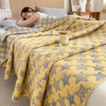 Axyaa Cotton Three-Layer Yarn Towel Quilt - Lightweight & Soft
