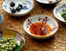 Axya Ceramic Sushi Dishes & Soy Sauce Saucers Set