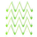 Axyaa Taco Rack Holder Set - Colorful Mexican Food Stand for 4, Pancake & Burrito Stand