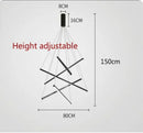 Axyaa Minimalist Line Chandelier: Luxury Staircase Pendant Light for Modern Home Décor