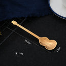 Axyaa Titanium-Plated Guitar Design Coffee Stirring Spoon Set