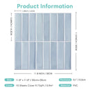 Axyaa 3D Peel and Stick Kitchen Tile Backsplash 10pcs 30x30cm 3D Tile Sticker