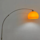 Axyaa Nordic Glass Floor Lamp LED Curved Fixture for Living Room & Bedroom