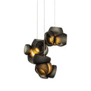 Axyaa Glass Pendant Light: Modern High-end G9 LED Lamp for Living & Dining Room