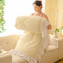 Axyaa Milk Fleece Winter Quilt: Thickened & Warm Comfortable Quilt Core