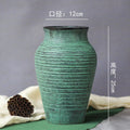 Axyaa Ins Style Ceramic Floor Vase for Home Decor & Living Room Art