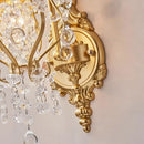 Axyaa E14 Crystal Sconce Wall Lamp Modern Bedroom Decor Lighting Fixture
