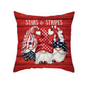 Axyaa LOVE USA Patriotic Letters Decorative Cushion Cover - Cartoon Style Home Decor Pillowcase