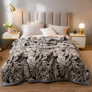 Axyaa Raschel Plush Warm Blanket 1PC 150/180/200cm - Thick & Cozy