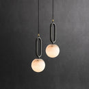 Axyaa Nordic Glass Ball Pendant Light
