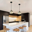 Axyaa Crystal Pendant Light for Restaurant Bar, Kitchen, Bedroom - Modern Minimalist Design
