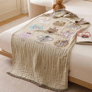 Axyaa Cotton Gauze Bath Towel Shawl & Travel Blanket 80x160cm