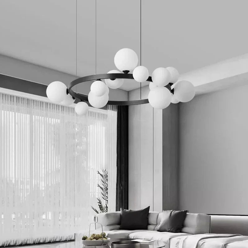 Axyaa LED Chandeliers for Modern Home Decor Indoor Lighting