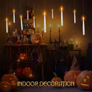 Axyaa Flameless Flicker LED Candles with Remote Control - Set of 10/20