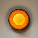 Axyaa Red Cave Stone Wall Lamp - Wabi Sabi Style for Home and Hotel Décor